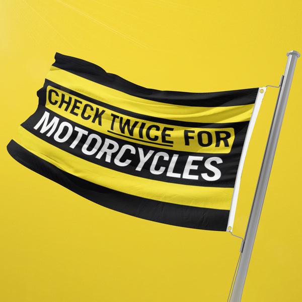 Check Twice Fabric Flag (3' x 2' / 5' x 3')
