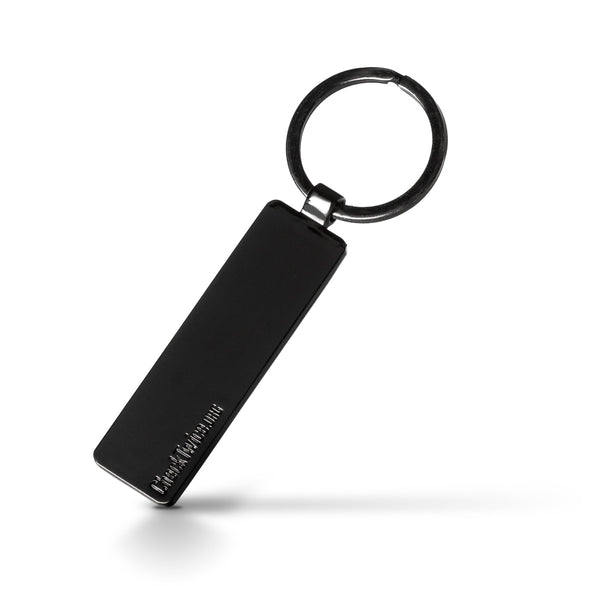 Check Twice Metal Keychain
